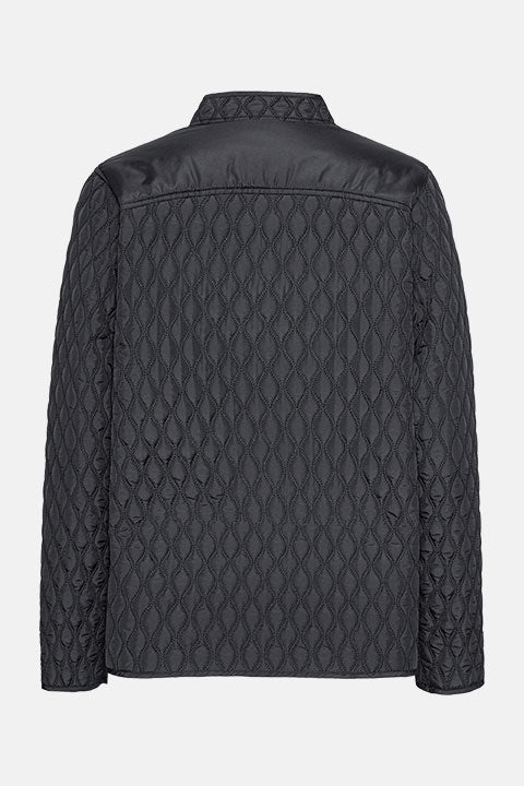 Korte Gewatteerde Jas ALLY07 | Dark Indigo | Jacket | Ilse Jacobsen