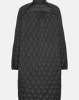 Lange Gewatteerde Jas AROS05 - 001 Black | Black | Jacket | Ilse Jacobsen