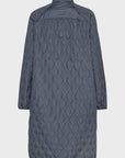 Lange Gewatteerde Jas AROS05 | Ombre Blue | Jacket | Ilse Jacobsen
