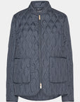 Korte Gewatteerde Jas AROS06 - 604 Ombre Blue | Ombre Blue | Jacket | Ilse Jacobsen