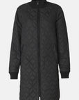 Gewatteerde jas ART06 | Black | Coat | Ilse Jacobsen