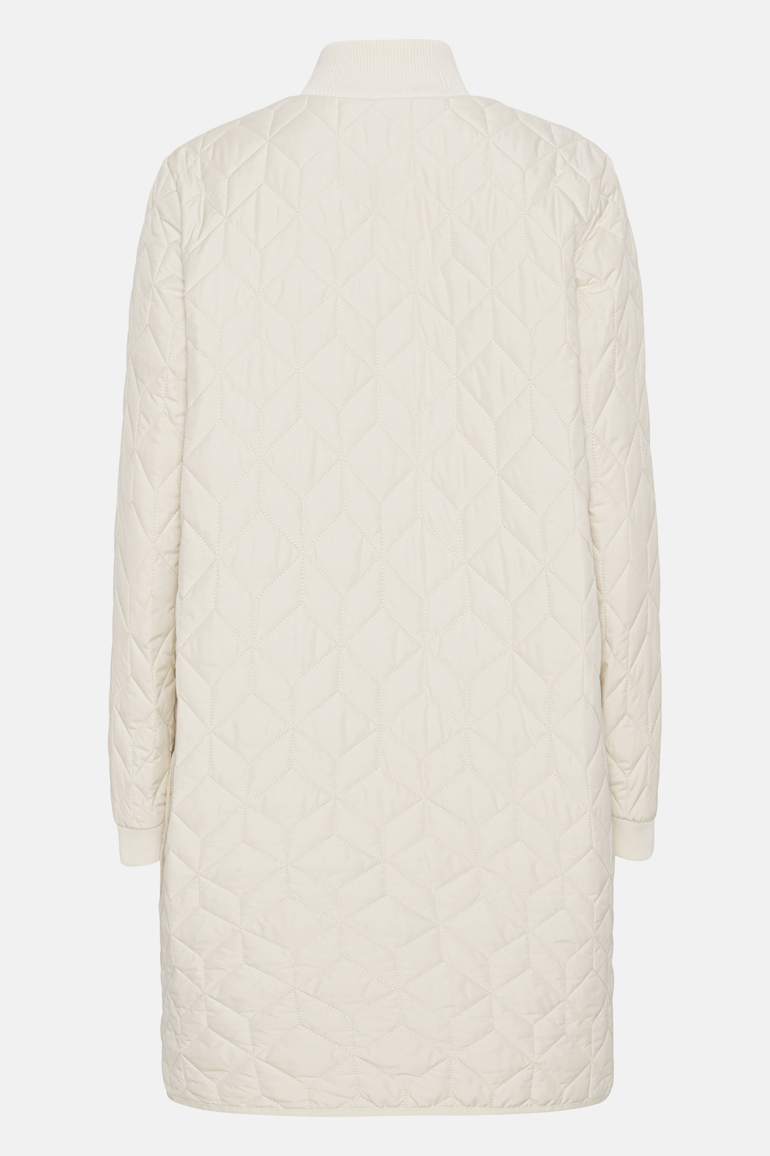 Gewatteerde jas ART06 | Bleached Sand | Coat | Ilse Jacobsen