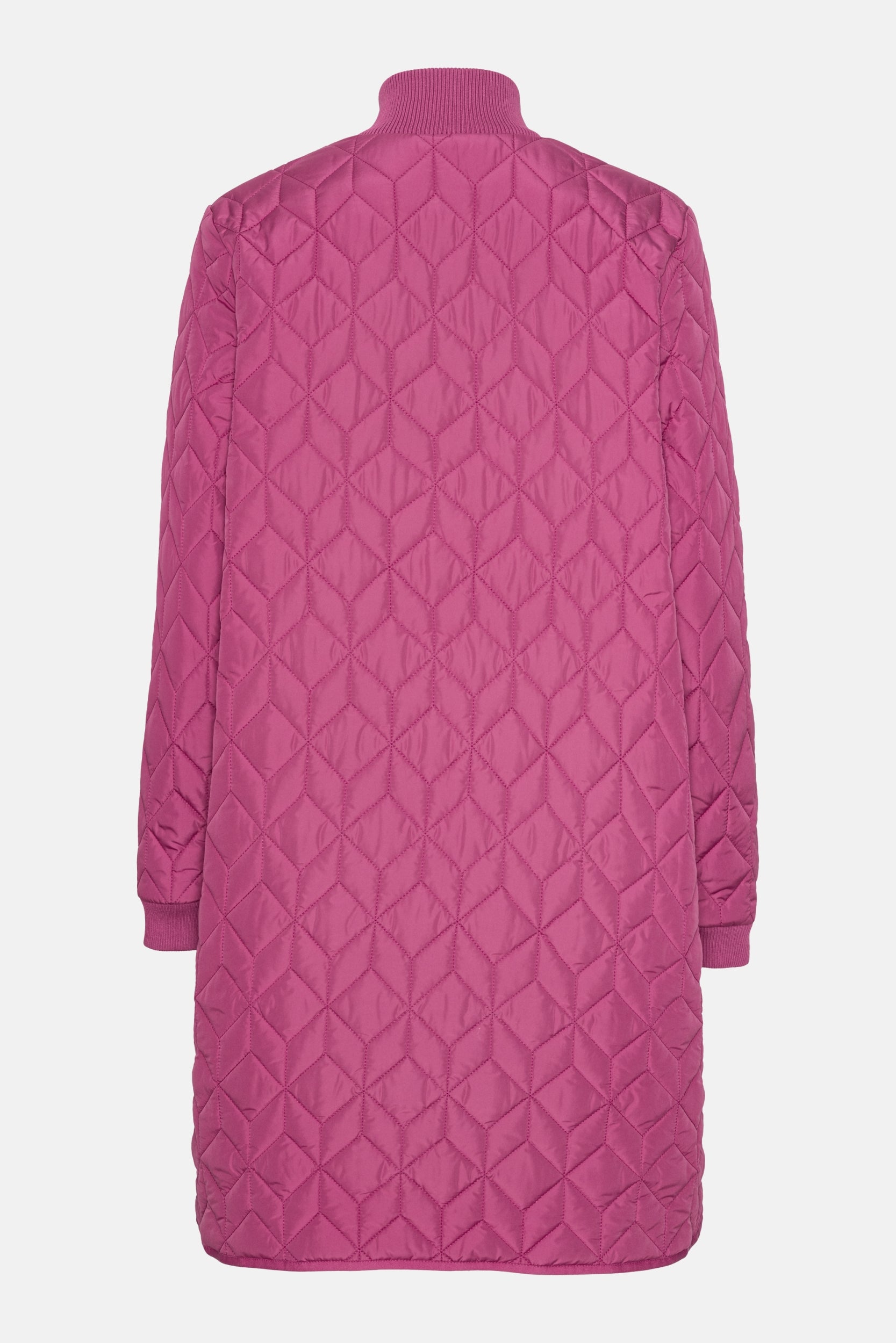 Gewatteerde jas ART06 | Magenta Haze | Coat | Ilse Jacobsen