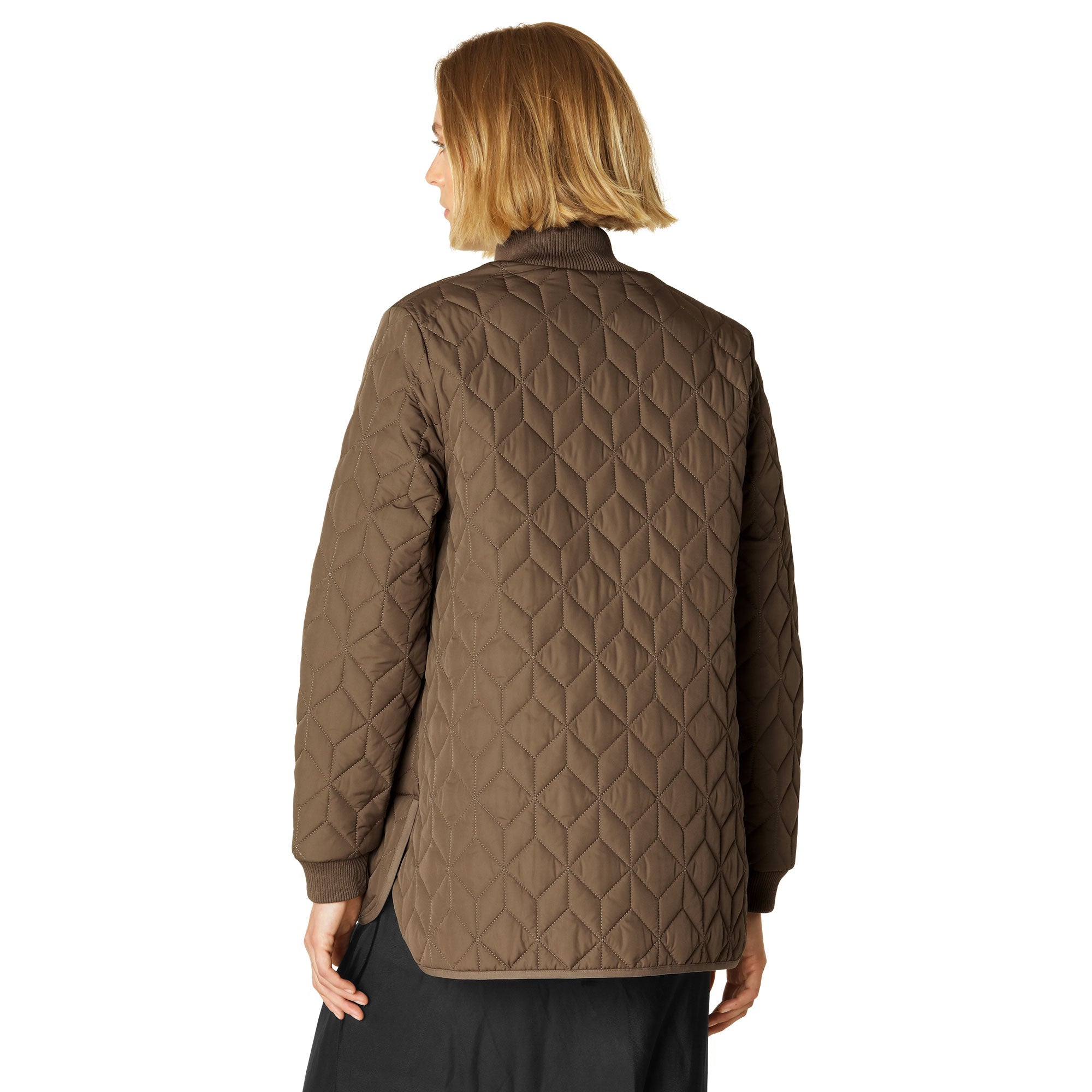 Gewatteerde Jas ART40 | Cub Brown | Coat | Ilse Jacobsen
