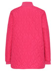Gewatteerde Jas ART40 | Magenta | Coat | Ilse Jacobsen