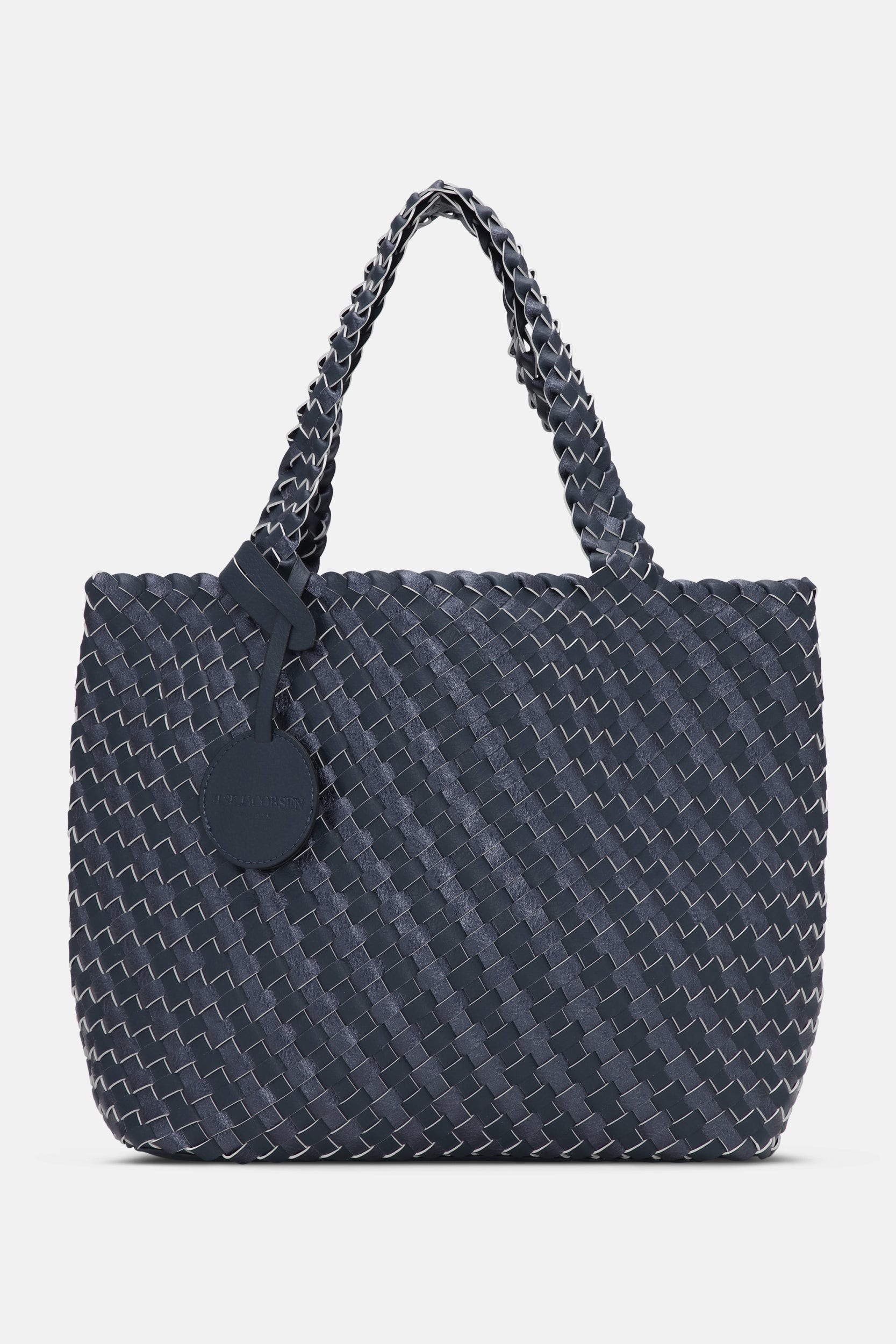 Reversible Tote Bag BAG06C | Ombre Blue Metallic Ombre Blue | Bag | Ilse Jacobsen