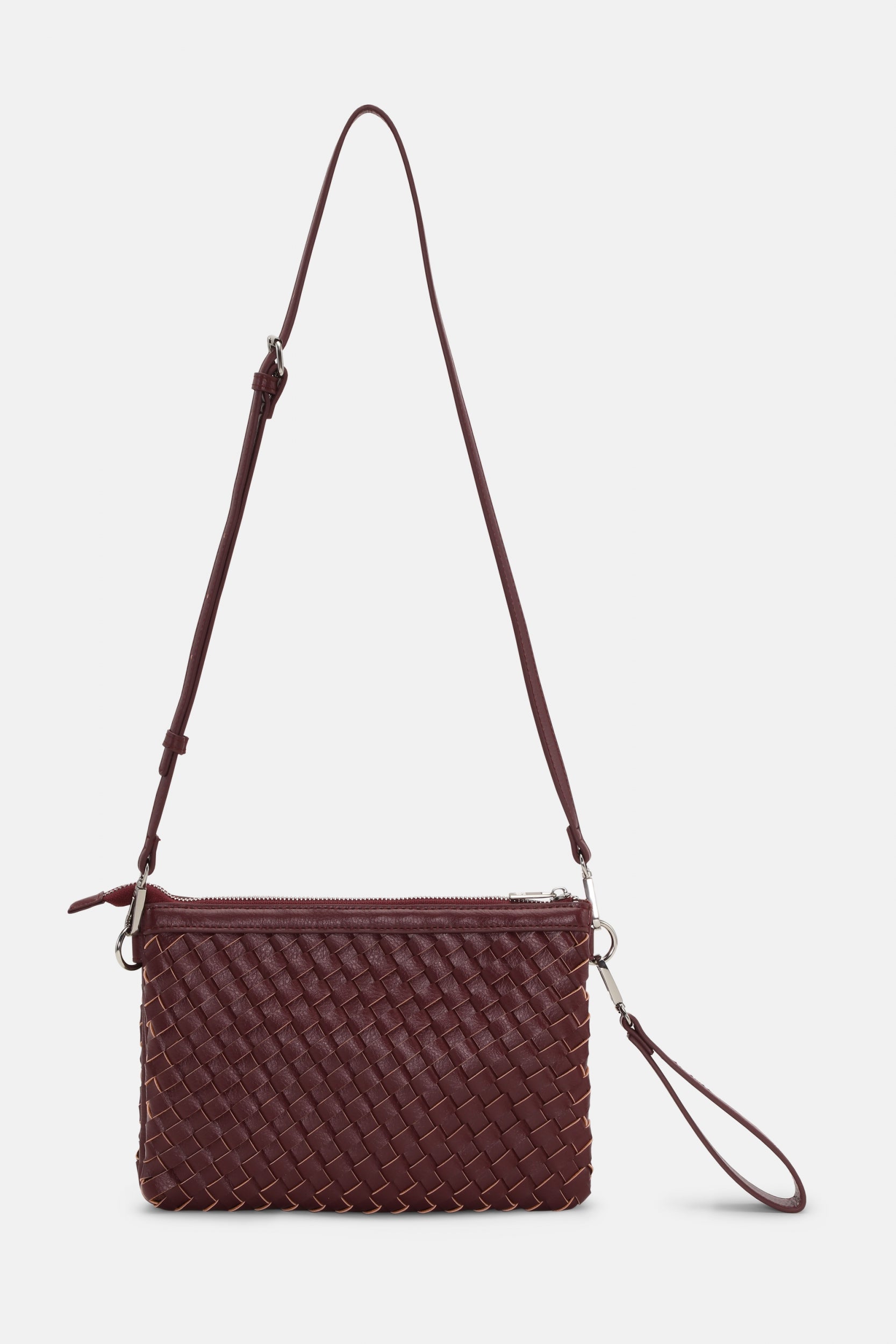 Cross Body Tas BAG08CB | Maroon Banner | Bag | Ilse Jacobsen