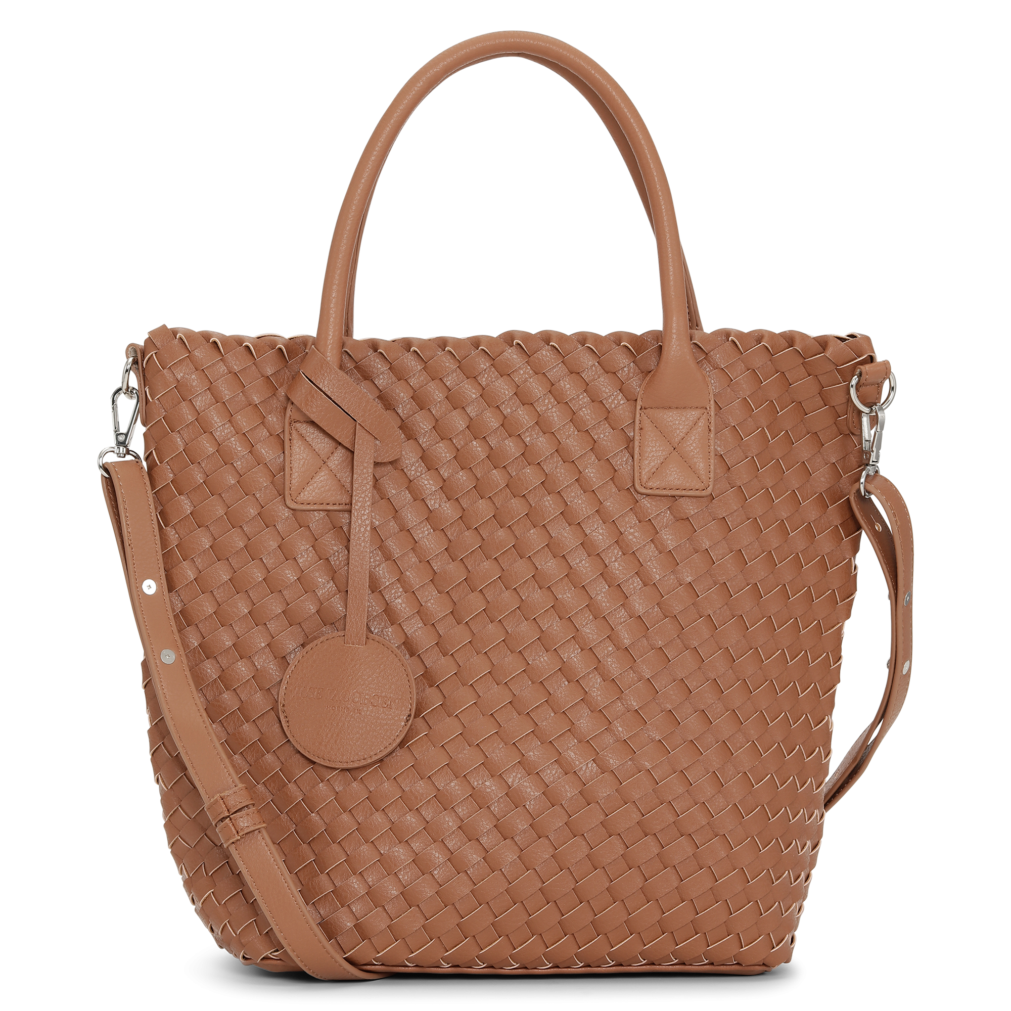 Reversible Tote Bag BAG08TOTE | Burnt Caramel Metallic Brown | Bag | Ilse Jacobsen