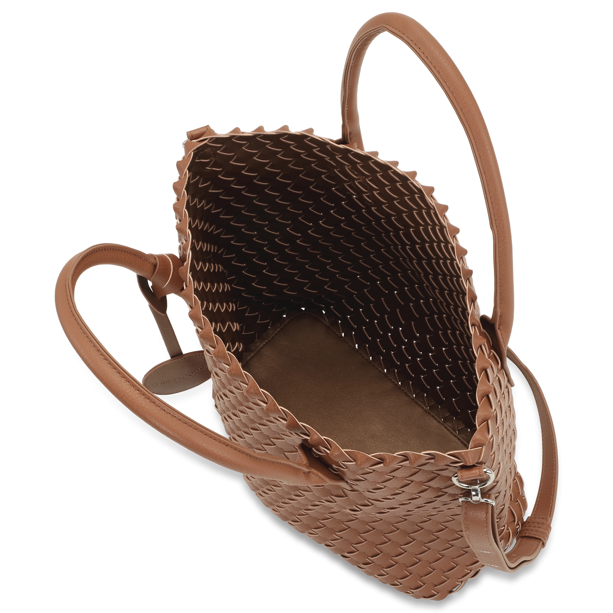 Reversible Tote Bag BAG08TOTE | Burnt Caramel Metallic Brown | Bag | Ilse Jacobsen