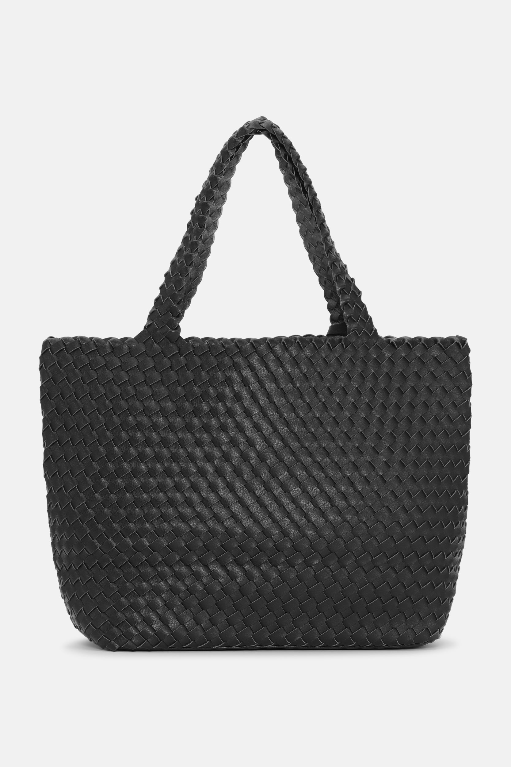 Reversible Tote bag BAG08 M | Black metal | Bag | Ilse Jacobsen