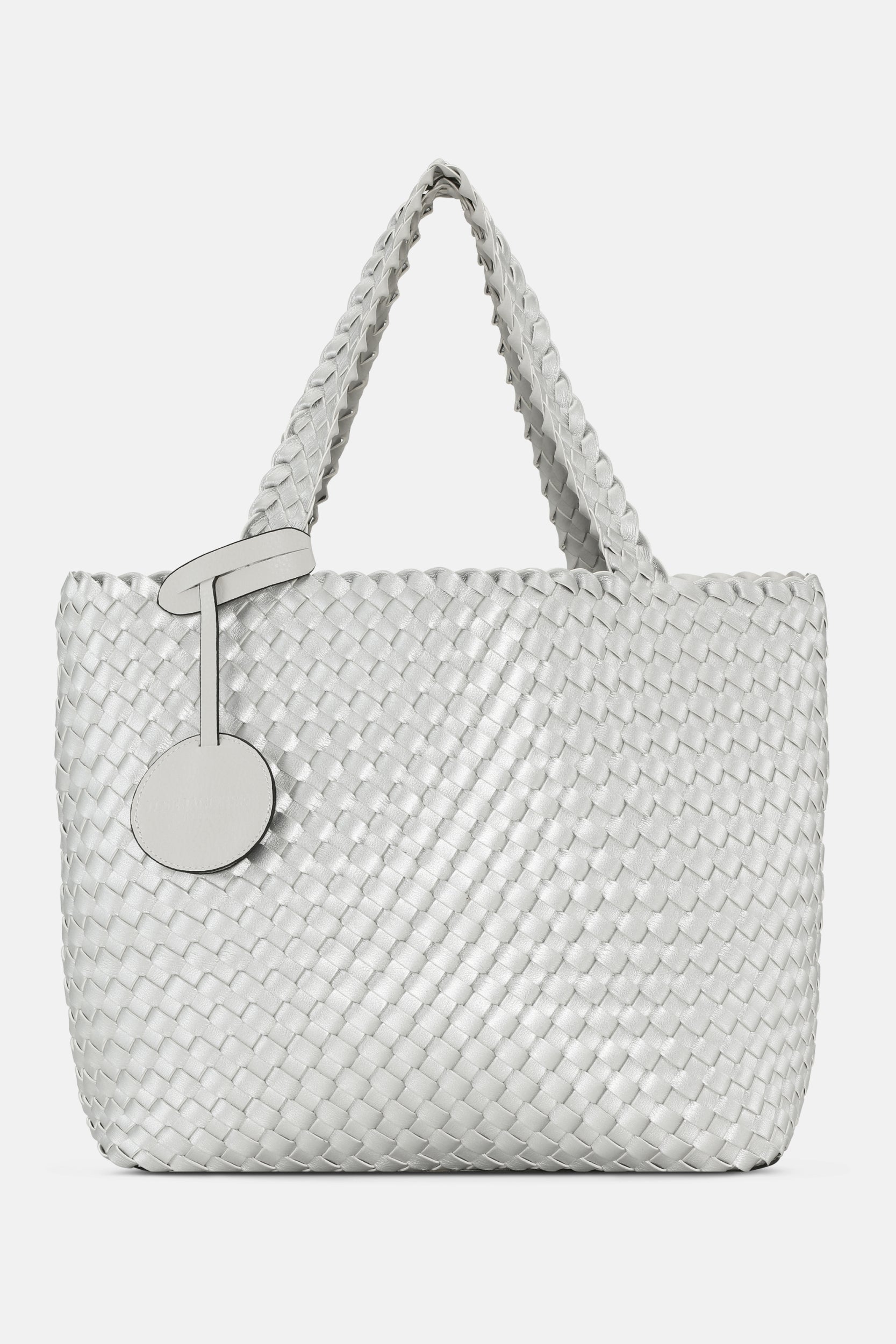 Reversible Tote bag BAG08 M | Moonstruck Silver | Bag | Ilse Jacobsen