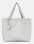 Reversible Tote bag BAG08 M - 030710 Moonstruck Silver | Moonstruck Silver | Bag | Ilse Jacobsen