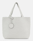 Reversible Tote bag BAG08 M - 030710 Moonstruck Silver | Moonstruck Silver | Bag | Ilse Jacobsen