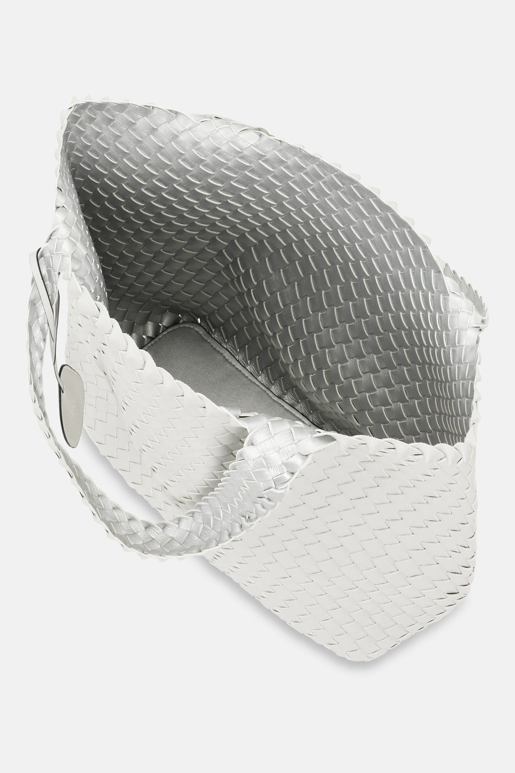 Reversible Tote bag BAG08 M | Moonstruck Silver | Bag | Ilse Jacobsen