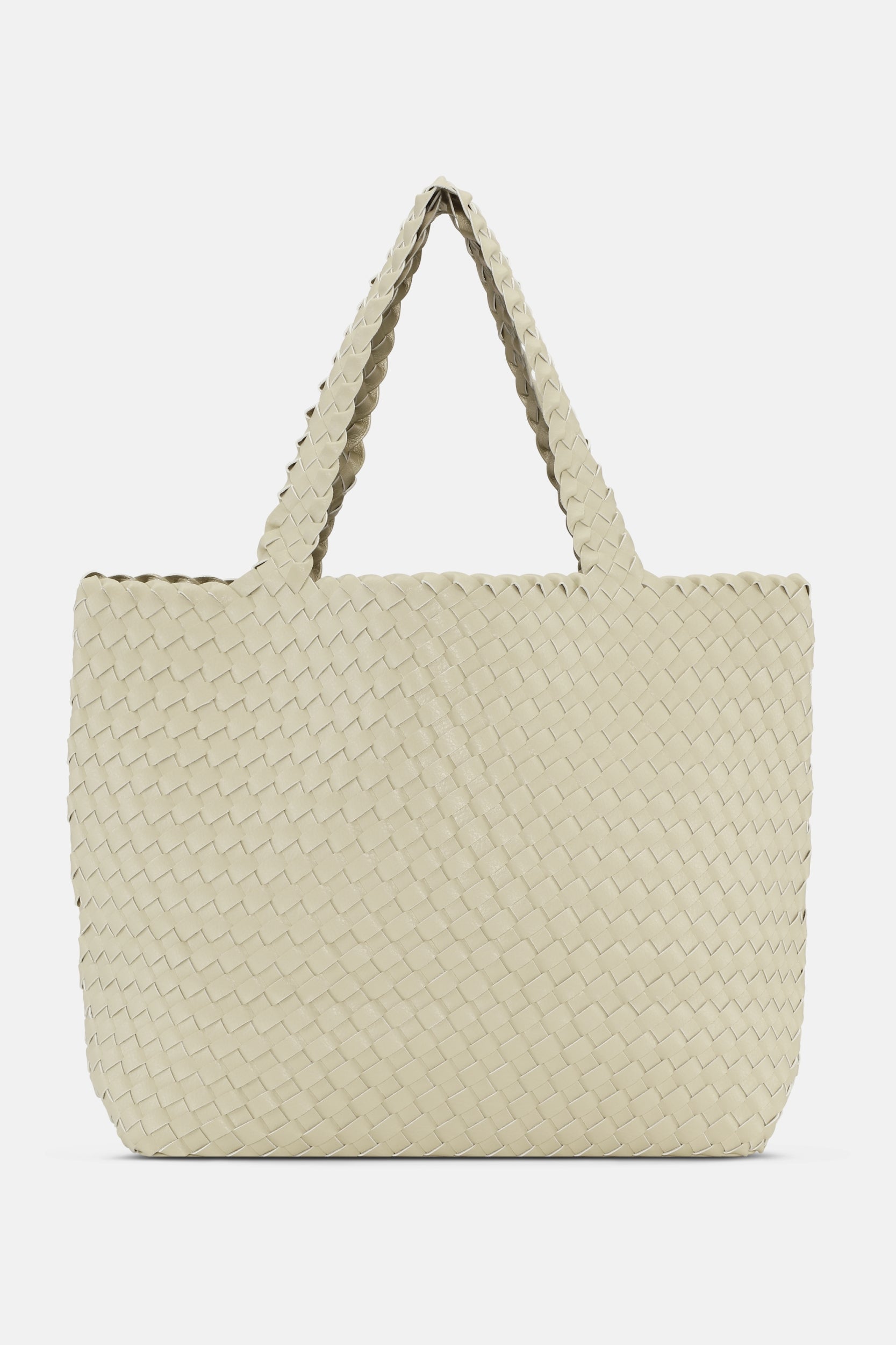 Reversible Tote bag BAG08 M | Ivory Platin | Bag | Ilse Jacobsen