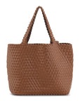 Reversible Tote bag BAG08 M - 254706 Burnt Caramel Metallic Brown | Burnt Caramel Metallic Brown | Bag | Ilse Jacobsen