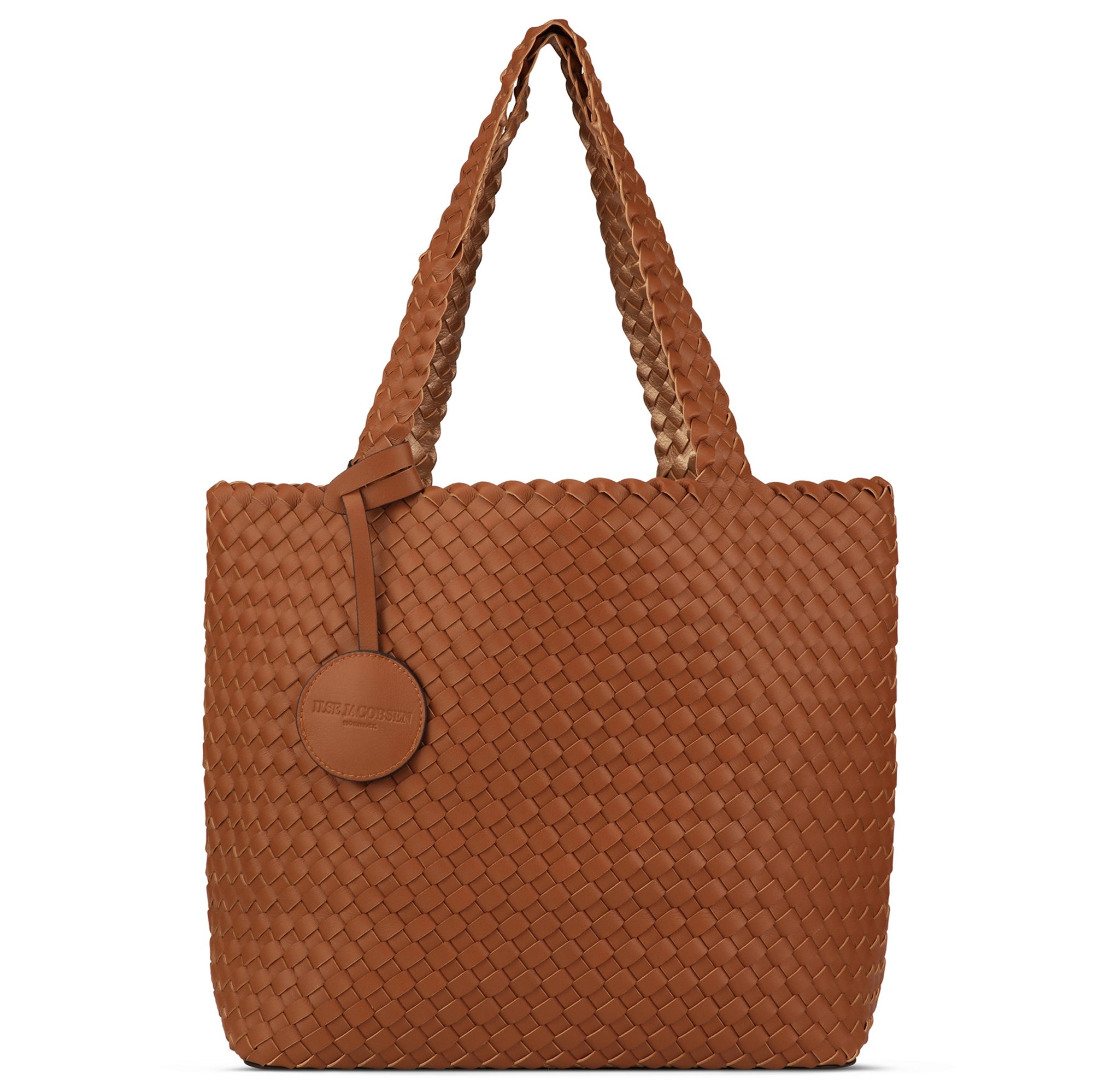 Reversible Tote bag BAG08 M | Burnt Caramel Copper | Bag | Ilse Jacobsen