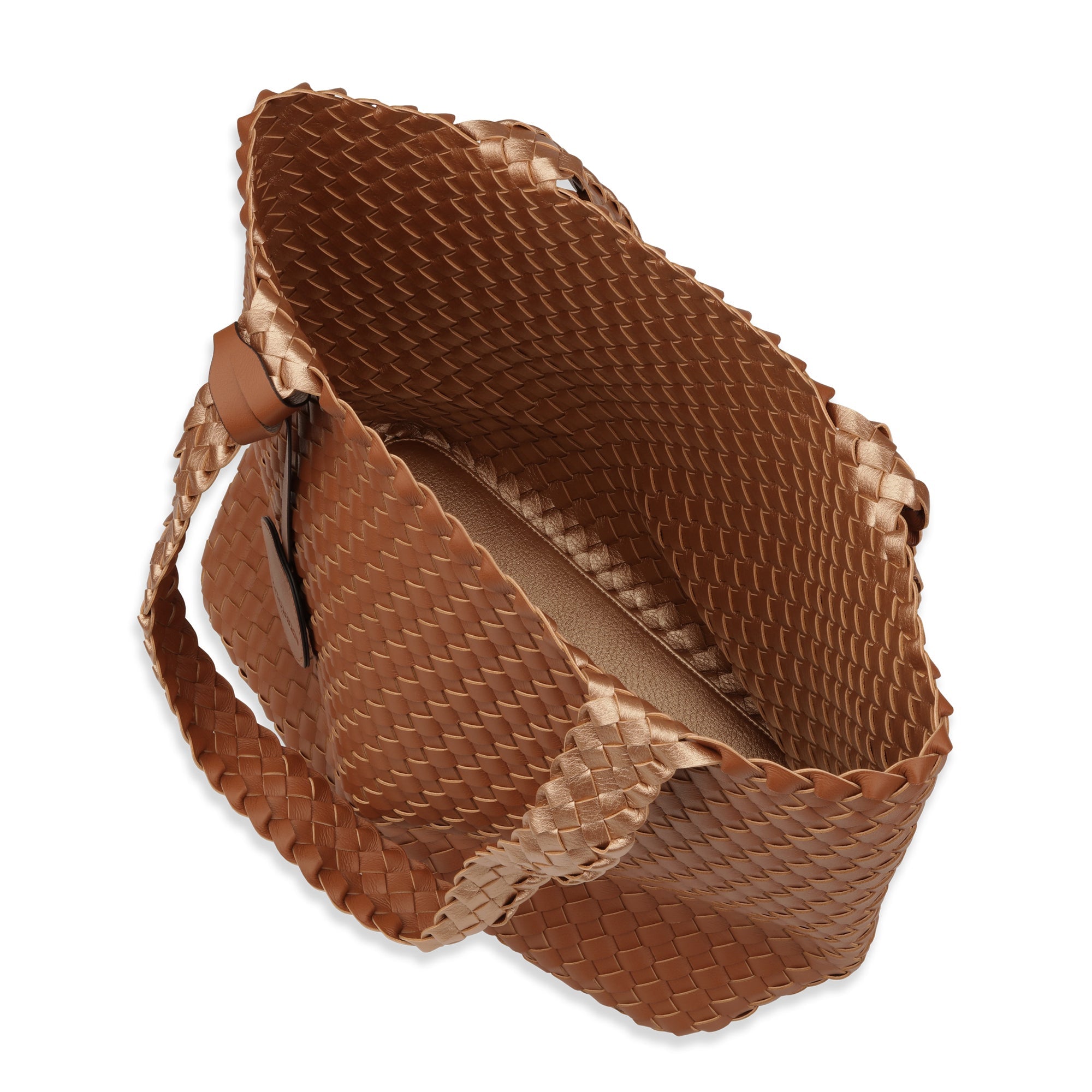 Reversible Tote bag BAG08 M | Burnt Caramel Copper | Bag | Ilse Jacobsen