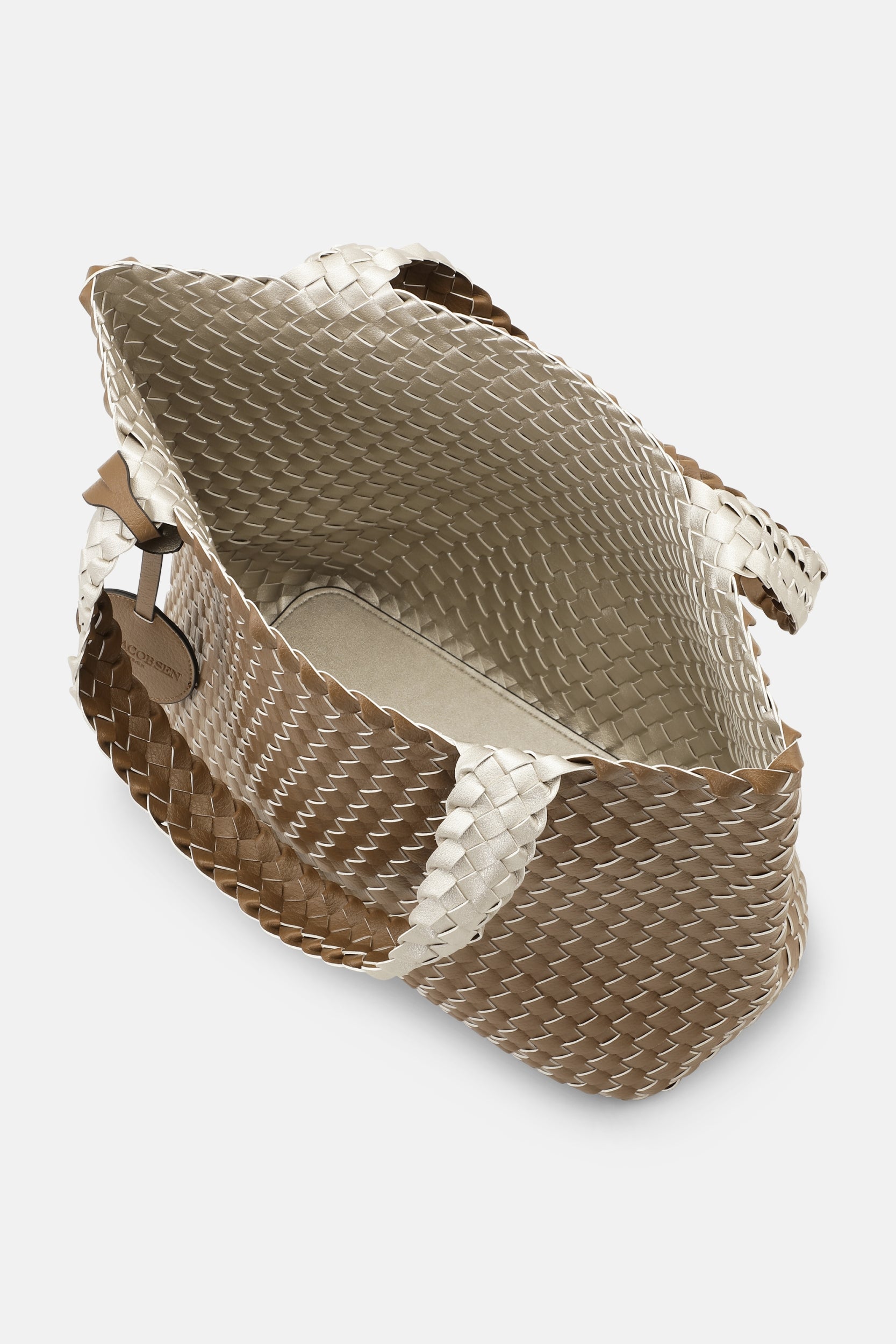 Reversible Tote bag BAG08 M | Goldy Sand Dollar Metallic | Bag | Ilse Jacobsen