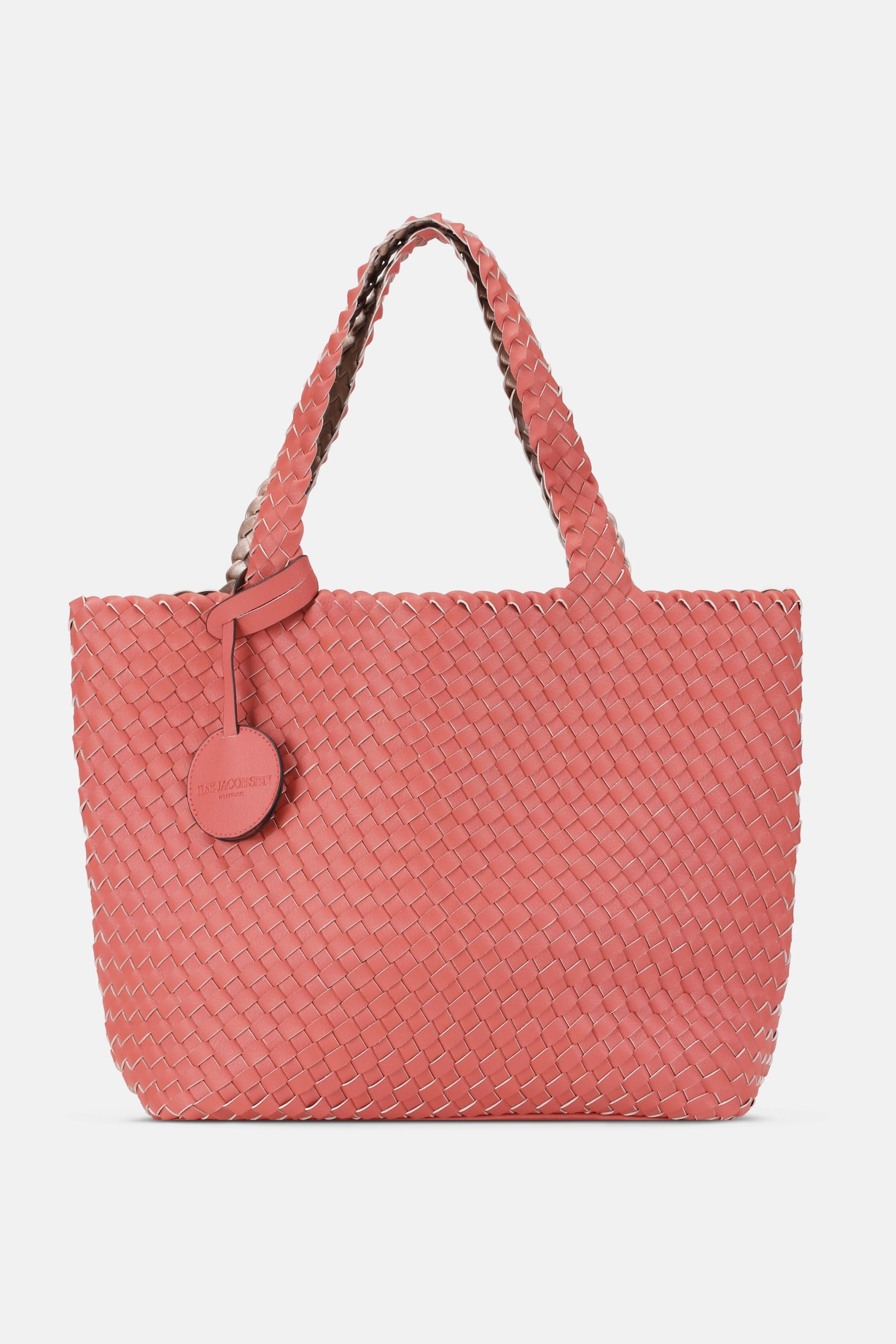 Reversible Tote bag BAG08 M | Durbarry Metallic Rose | Bag | Ilse Jacobsen