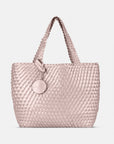 Reversible Tote bag BAG08 M - 378924 Adobe Rose Lotus | Adobe Rose Lotus | Bag | Ilse Jacobsen