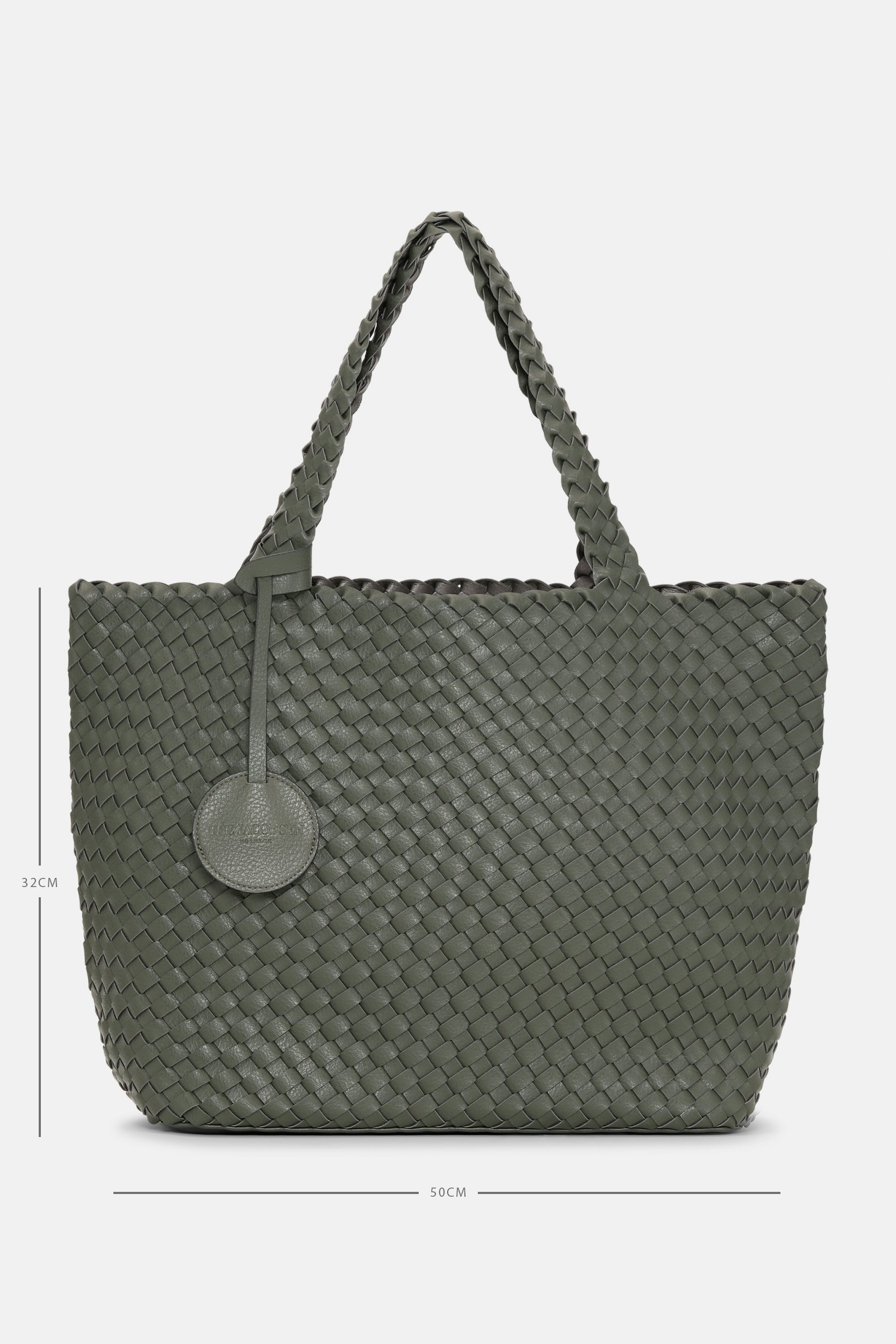 Reversible Tote bag BAG08 M | Army Metal | Bag | Ilse Jacobsen