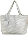 Reversible Tote bag BAG08 M - 451710 Bleach Silver | Bleach Silver | Bag | Ilse Jacobsen