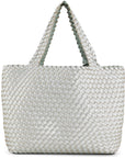 Reversible Tote bag BAG08 M - 451710 Bleach Silver | Bleach Silver | Bag | Ilse Jacobsen