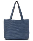 Reversible Tote bag BAG08 M - 685709 Orion Blue Antique Silver | Orion Blue Antique Silver | Bag | Ilse Jacobsen