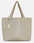 Reversible Tote Bag BAG08 M - 780710 Platin Silver | Platin Silver | Bag | Ilse Jacobsen