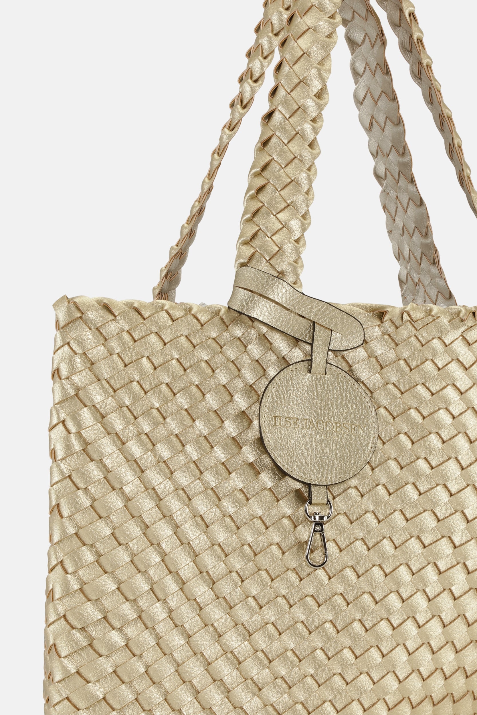 Reversible Tote bag BAG08 M | Platin Silver | Bag | Ilse Jacobsen