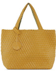 Reversible Tote bag BAG08 M - 850726 Citronella Lime Green Metallic | Citronella Lime Green Metallic | Bag | Ilse Jacobsen