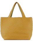 Reversible Tote bag BAG08 M - 850726 Citronella Lime Green Metallic | Citronella Lime Green Metallic | Bag | Ilse Jacobsen