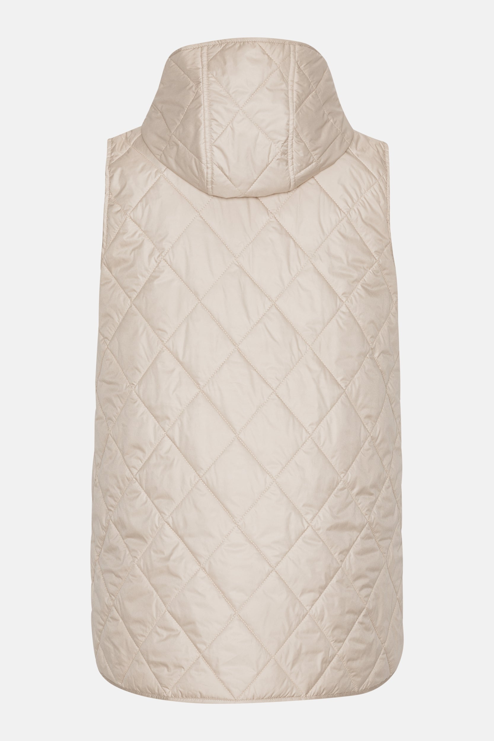 Lang Gewatteerd Vest BEAT02 | Light Camel | Vest | Ilse Jacobsen