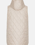 Gewatteerd Lang Gilet BEAT02 - 155 Light Camel | Light Camel | Vest | Ilse Jacobsen