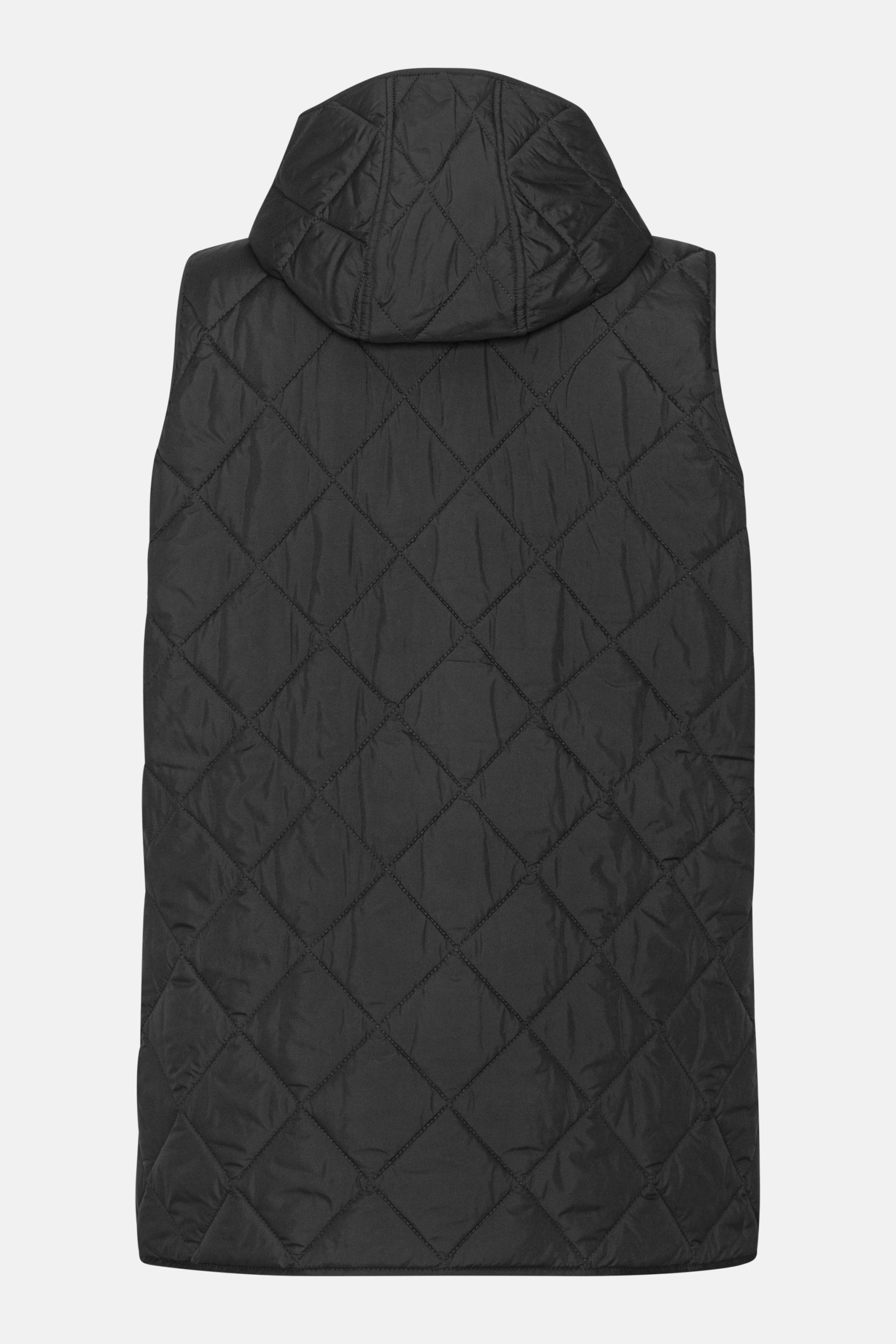 Lang Gewatteerd Vest BEAT02 | Dark Indigo | Vest | Ilse Jacobsen