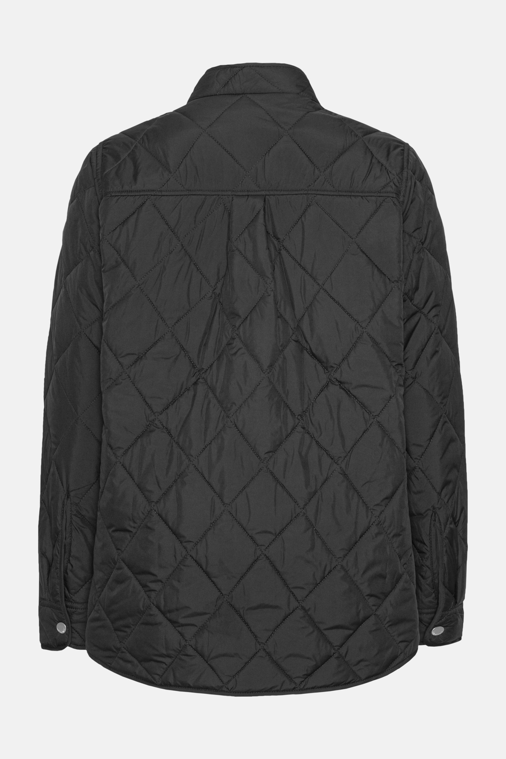Gewatteerde Shirt Jacket BEAT04 | Dark Indigo | Jacket | Ilse Jacobsen