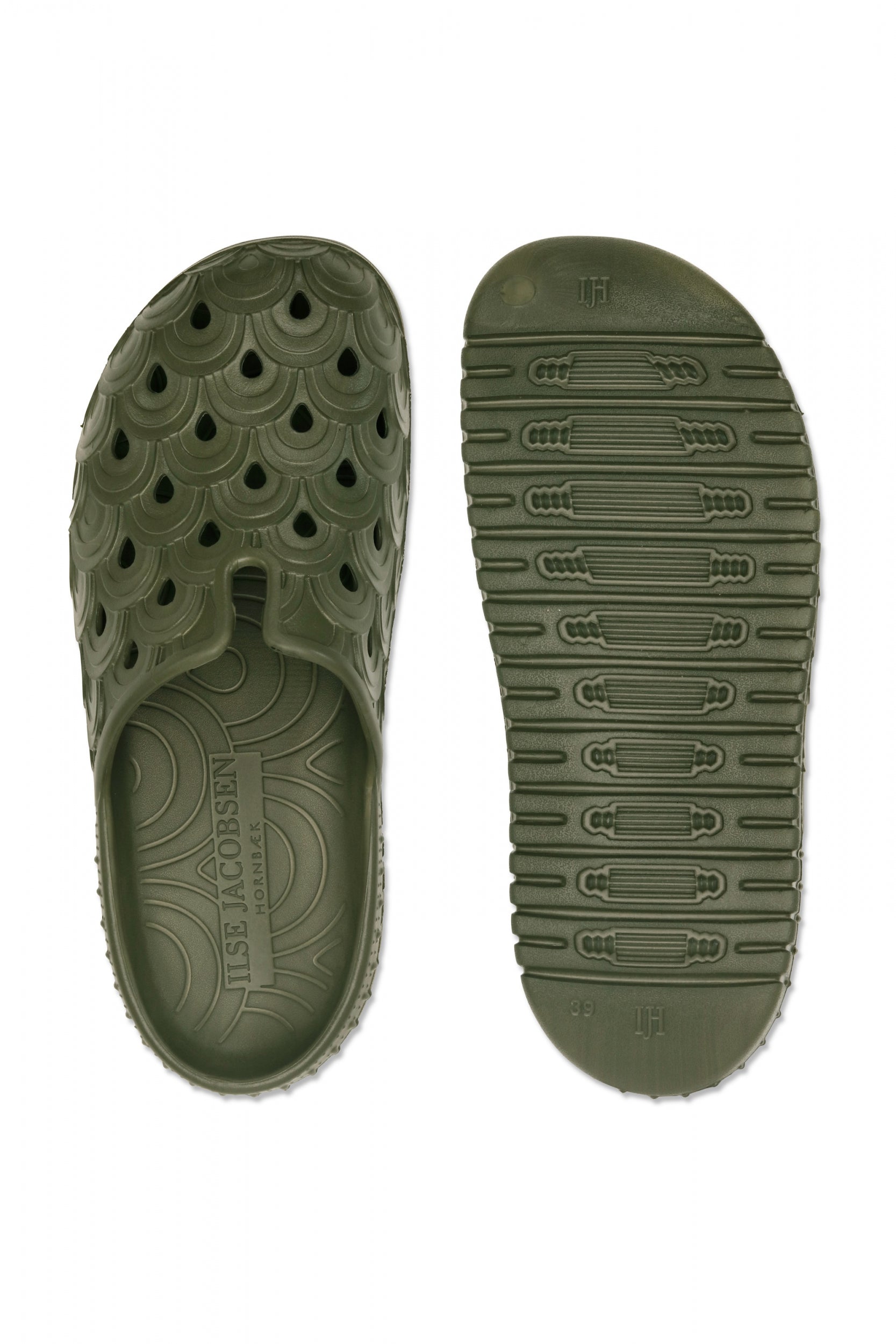 Slip-on Klomp BIRCH01 | Army | Shoes | Ilse Jacobsen