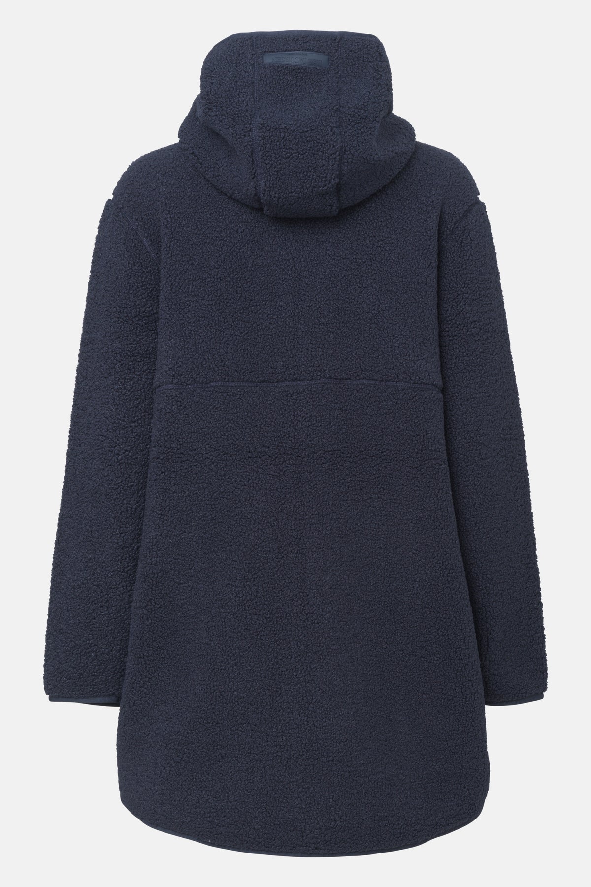 Teddy fleecejack met capuchon BONDEDPILE04 | Dark Indigo | Jacket | Ilse Jacobsen