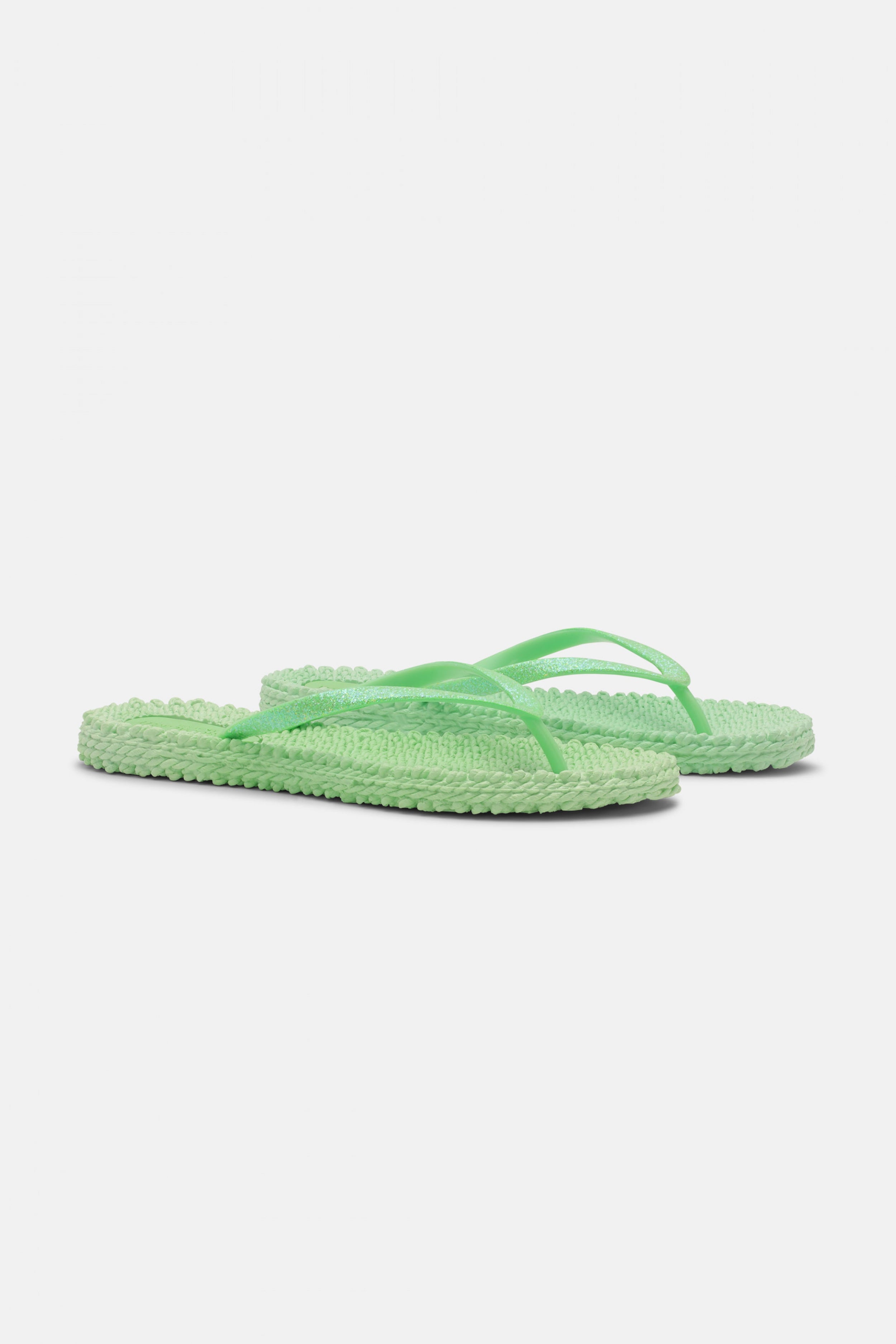Slippers met glitter CHEERFUL01 | Bright Green | Flip Flop | Ilse Jacobsen