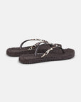 Slippers met leopardprint CHEERFUL01P - 263 Brown Panthera Print | Brown Panthera Print | Flip Flop | Ilse Jacobsen