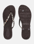 Slippers met leopardprint CHEERFUL01P - 263 Brown Panthera Print | Brown Panthera Print | Flip Flop | Ilse Jacobsen