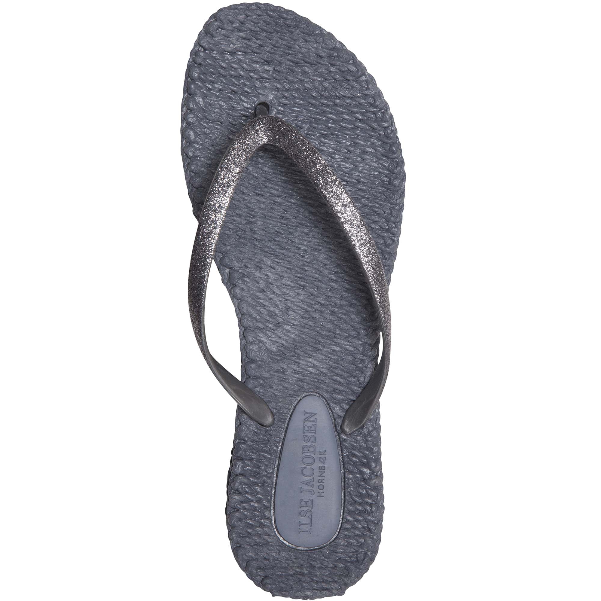 Slippers met glitter CHEERFUL01 | Grey | Flip Flop | Ilse Jacobsen