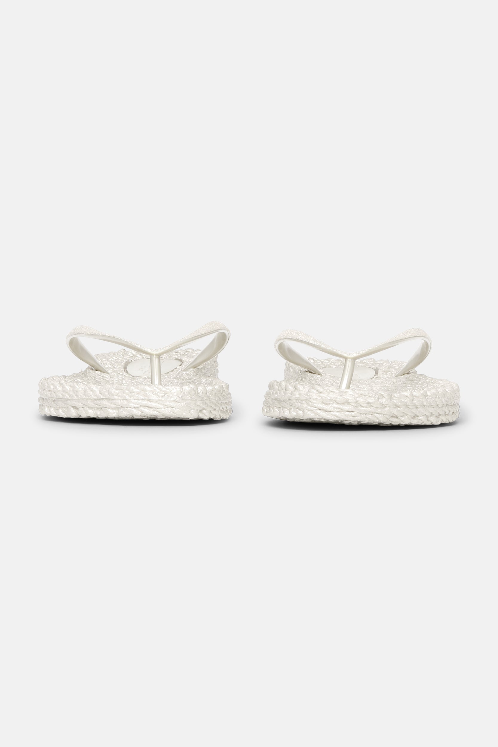 Slippers met subtiele glitter CHEERFUL01 | Creme | Flip Flop | Ilse Jacobsen