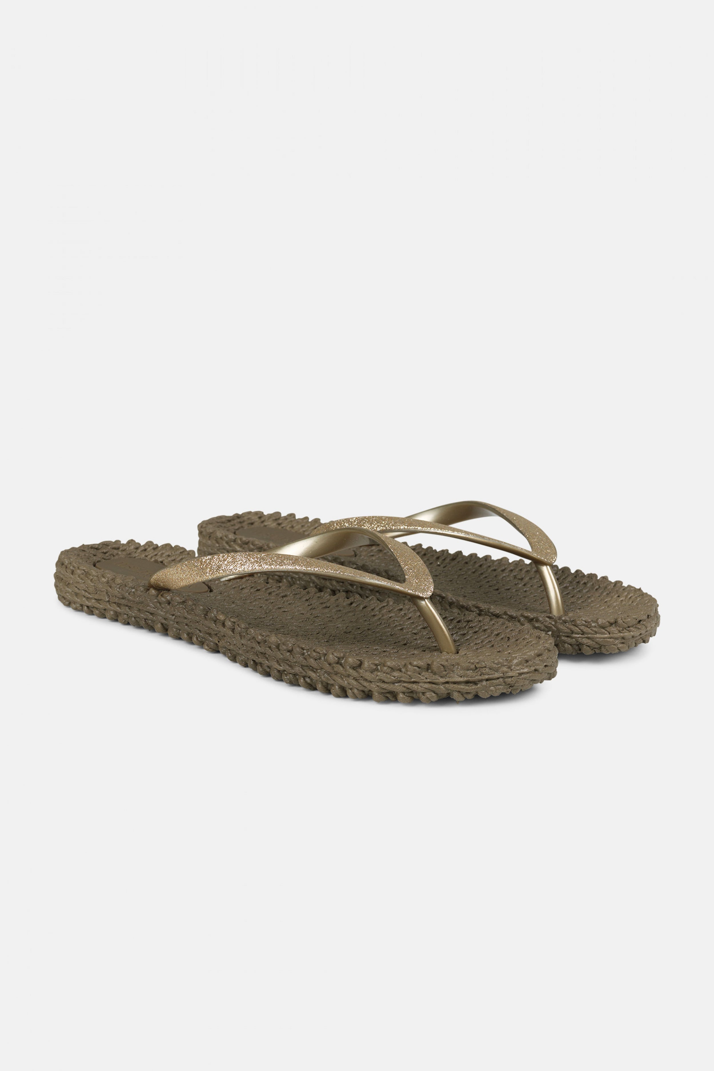 Slippers met glitter CHEERFUL01 | Cub Brown | Flip Flop | Ilse Jacobsen