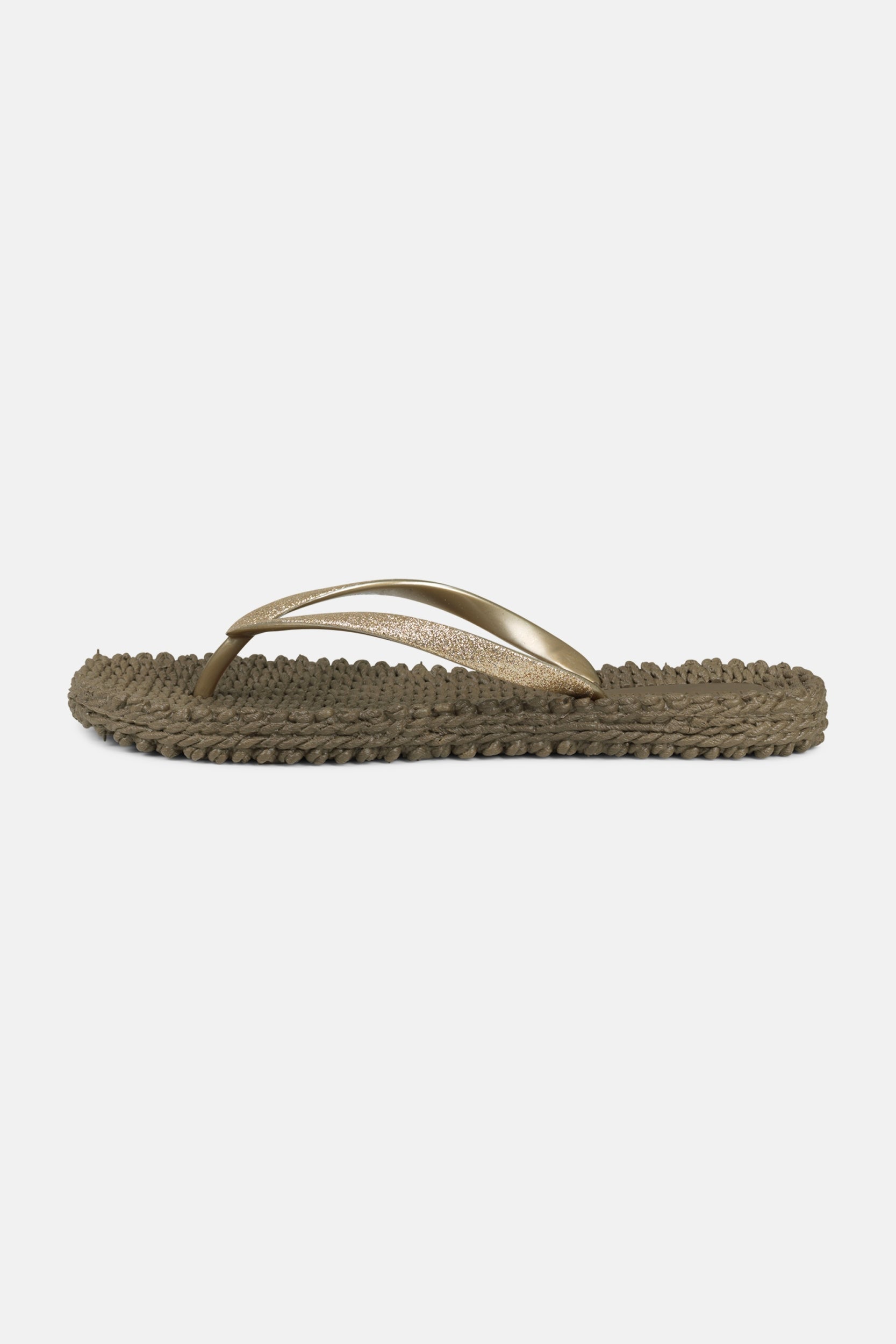 Slippers met subtiele glitter CHEERFUL01 | Cub Brown | Flip Flop | Ilse Jacobsen