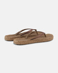 Slippers met glitter CHEERFUL01 - Mocca | Mocca | Flip Flop | Ilse Jacobsen