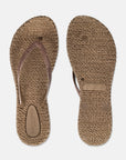 Slippers met glitter CHEERFUL01 - Mocca | Mocca | Flip Flop | Ilse Jacobsen