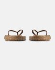 Slippers met glitter CHEERFUL01 - Mocca | Mocca | Flip Flop | Ilse Jacobsen