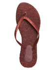 Slippers met glitter CHEERFUL01 - 323 Wine | Wine | Flip Flop | Ilse Jacobsen